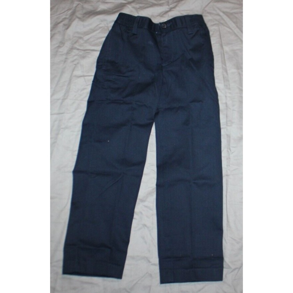 Lands End Pants girls  Size 10  Blue Navy  Adjustable School Uniform Bottoms